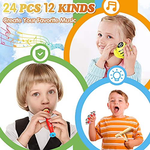 Jojoin-24-strumenti-musicali-per-bambini-set-di-percussioni-in-legno-unico-Ocean-Wave-Bead-Drum-xilofono-giocattolo-per-bambini-regalo-per-bambini-a-partire-dai-3-anni-in-su