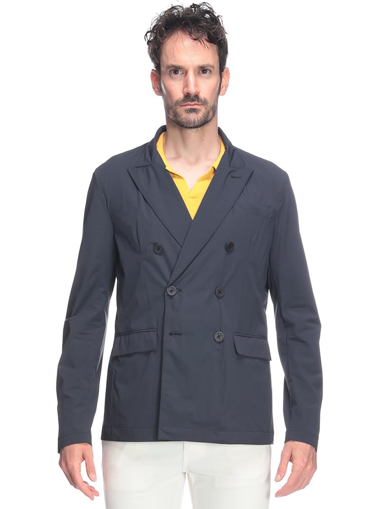 HERNO [ヘルノ] ストレッチナイロン ダブル ジャケット [HRGA0183U12803Z] [並行輸入品]