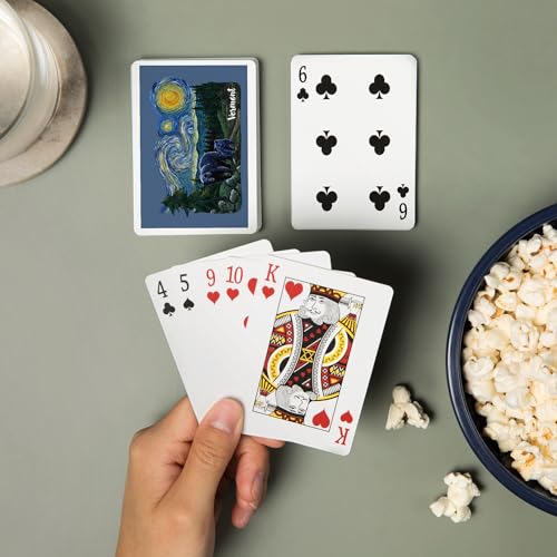 Juego de 52 Cartas Poker Vermont Starry Night miniatura 2