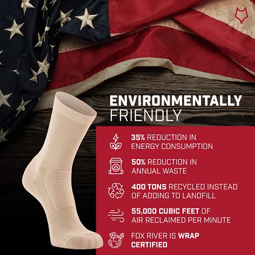 Image of Fox River Wick Dry Walker Women's Athletic Crew Socks, Lightweight Cushioned Sports Socks with Moisture Wicking Fabric
