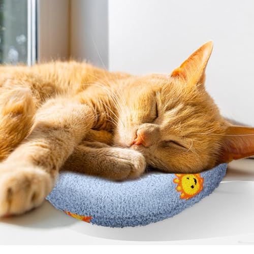 Larrel Beruhigungskissen für Hunde, 22 * 26cm Angstlinderungskissen für Hunde Superweicher Hochdichtes Beruhigungskissen katzenminze Kissen zum Schlafen Ausruhen zur Gelenkentlastung für Hunde Katzen