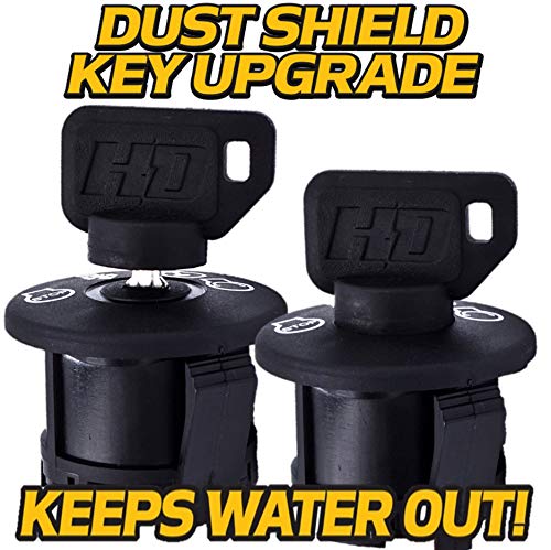 Hd Switch Starter Ignition Key Switch Replaces Ayp, Husqvarna, Craftsman, Sears, Poulan Lawn Mower Rider 193350, 532193350 With 2 Keys & Free Carabiner #TOP1
