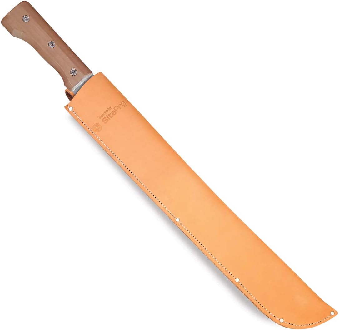 SitePro 22-in Colombian Machete with Leather Sheath