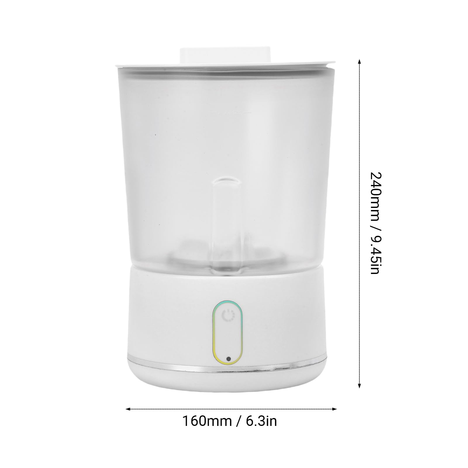 Mini Lavatrice, Lavabiancheria Portatile e Lavatrice Senza Fili con Batteria Ricaricabile da 4000mAh e Design Silenzioso, per Viaggi, Campeggi, Dormitori, Abiti Delicati (WHITE)