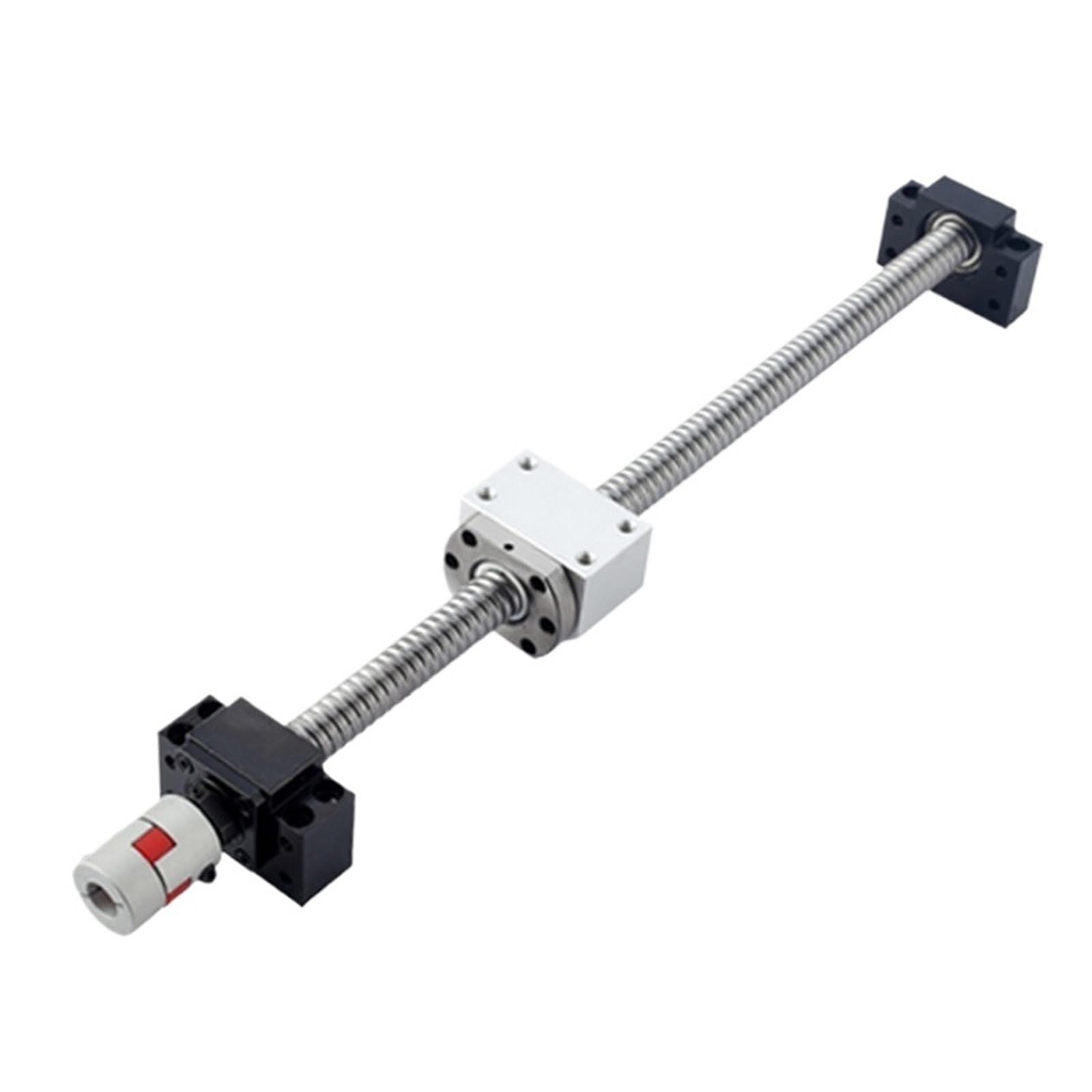 Metal Ball Screw nut 1Set SFU1204 Ball Screw C7 End Machined +Single Flange BallNut & BFBK10 + Ballnut Housing+Supporter(700mm)