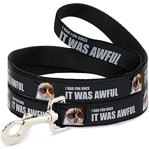 Pet Leash Grumpy Cat I Had Fun Once Buckle Down 6 pi