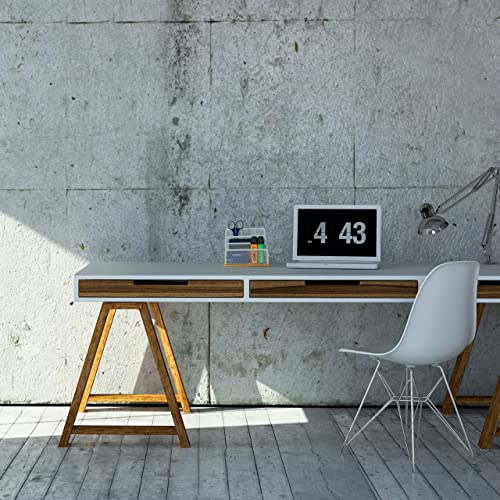 Porte-lettres 3 rangements vertical range-documents pour tri de bureau - 3