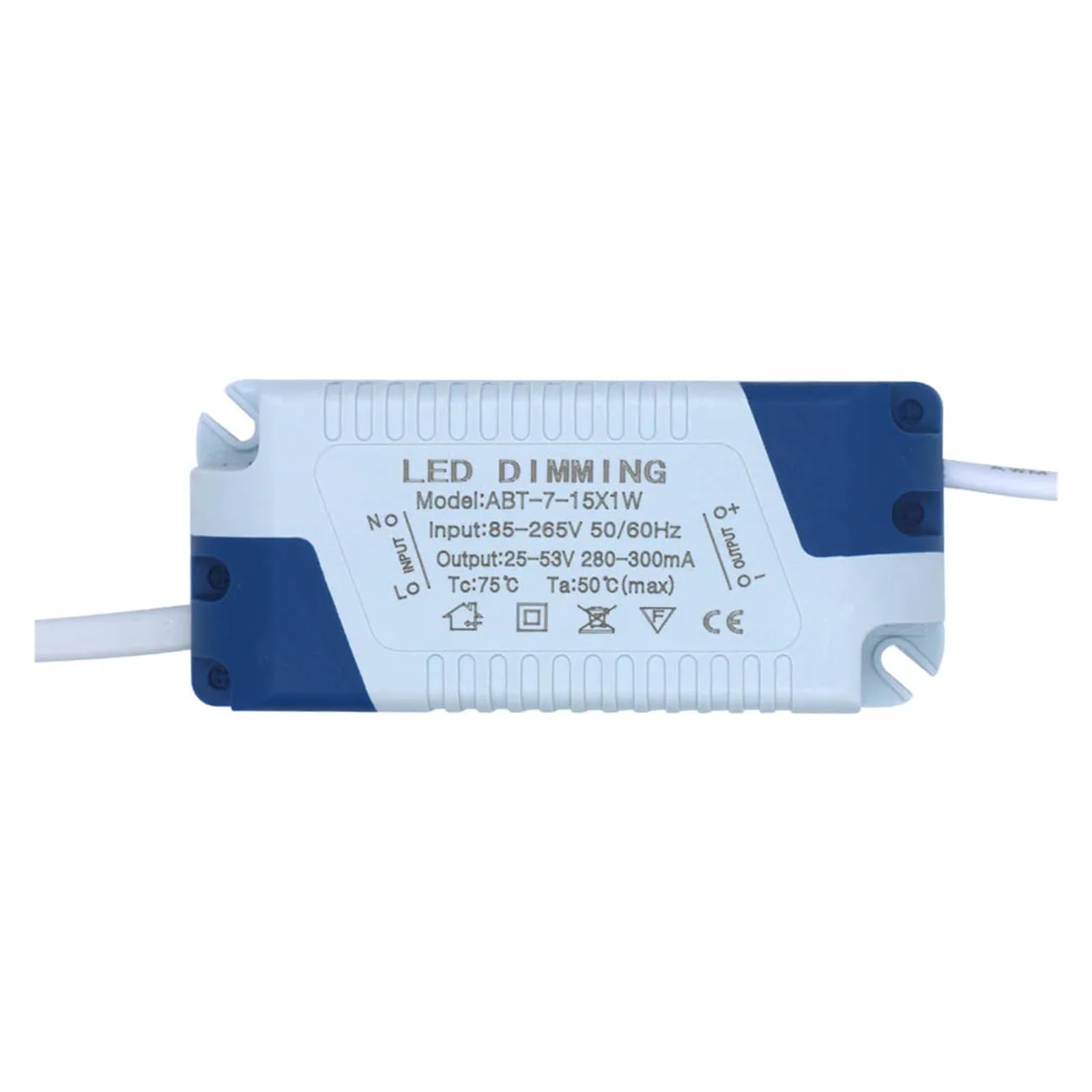 PWANUIGTE LED Dimming Driver Transformer Power Adapter 3W 5W 7W 12W 18W 20W AC220V 300mA(7-15W DC25-53V)