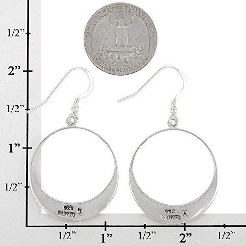 Turquoise Earrings in 925 Sterling Silver & Genuine Gemstones (Choose Color)3