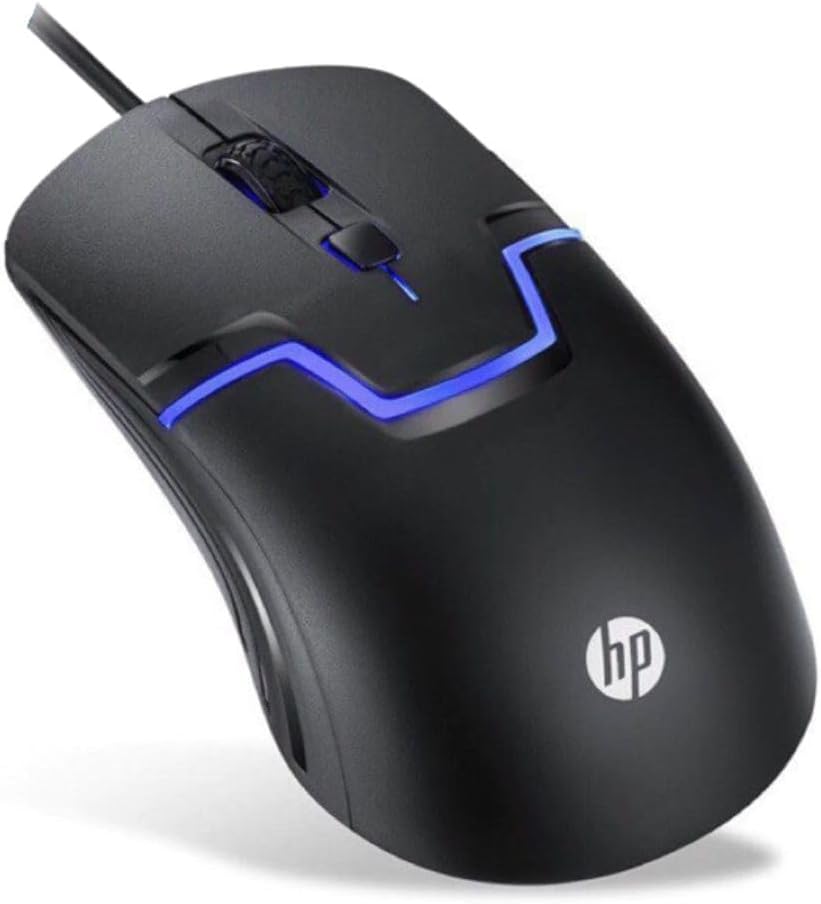 HP Gaming Optical Mouse 1600 DPI Black Wired Entry Level M100