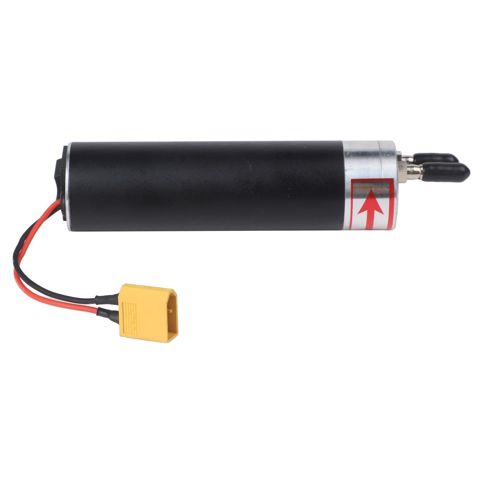 Mini bomba de aceite eléctrica de engranajes de 4 a 12 V para modelos de aviones y bomba de agua, cuerpo CNC totalmente metálico con control de marcha atrás y sello duradero, color negro