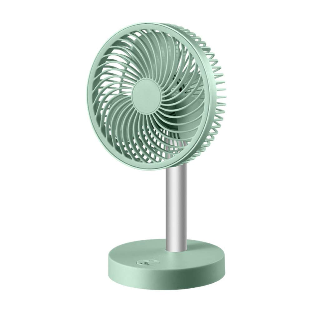 FACAI Ventilatore USB Portatile Ventilatore Portatile A Batteria Ventilatore Piccolo Portatile Ventilatore Mini Ventilatore Basso Consumo Ventole Pc Ventilatore Mini Ventilatore,Green