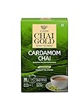 Cuppa Chai Gold Cardamom Chai | Sweetened Version | Pack of 1 (10 Count)