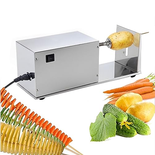Máquina Comercial Eléctrica para Cortar Papas en Espiral