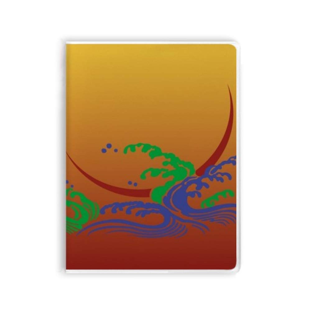 Carnet de notes fleurs japonaises à couverture souple A5 pages lignées - 4