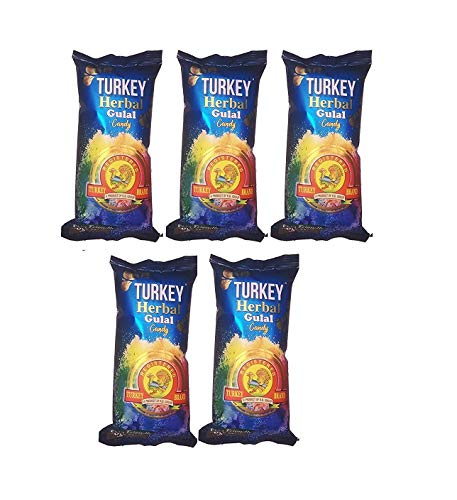 Image of HeeMo Turkey Herbal Holi Color Powder Gulal, Skin-Safe and Non-Toxic (5 Assorted Colours) - Pack of 5 of 40 gm Each