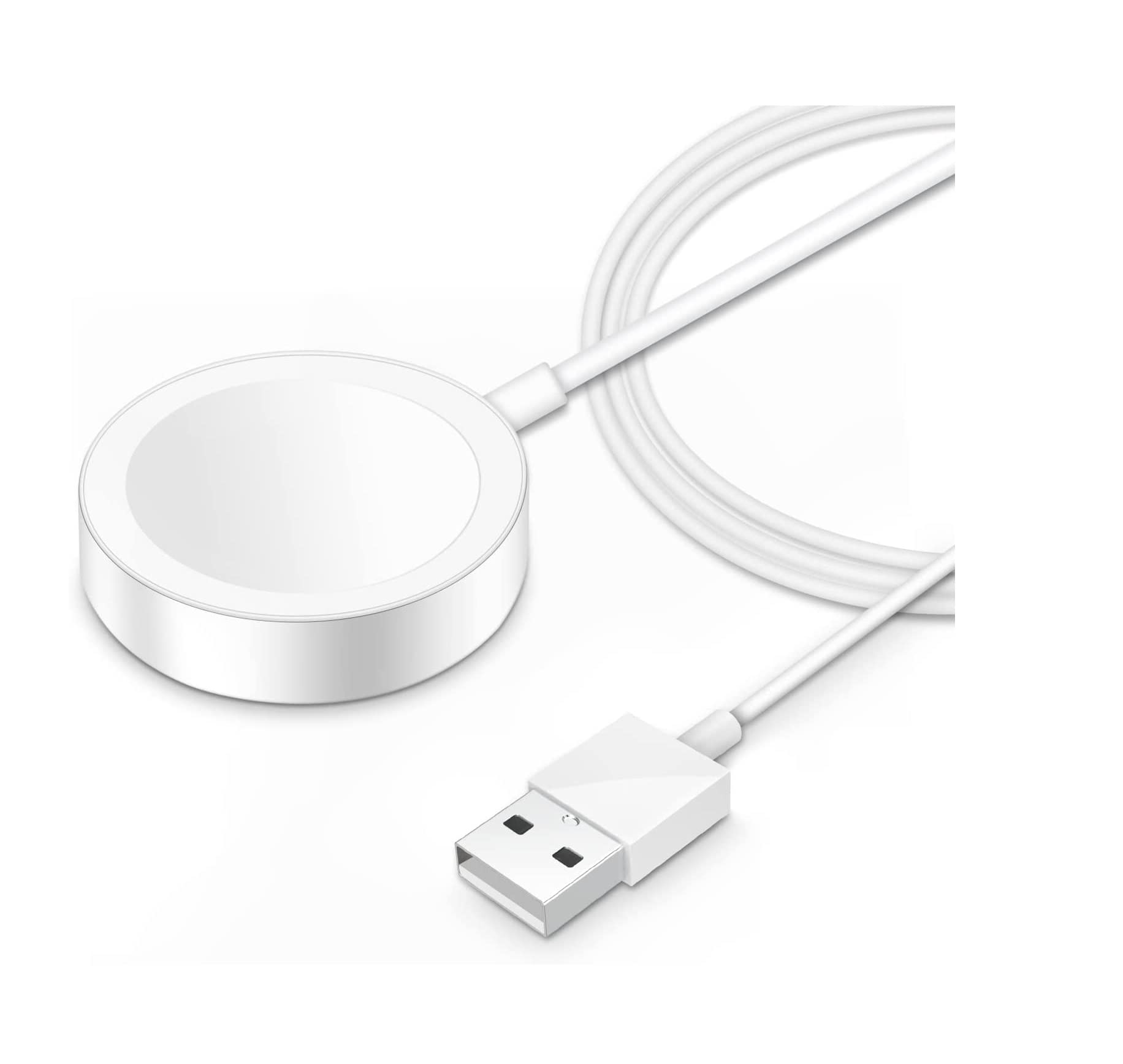 E-TECH Watch Charger For iWatch, Portable Wireless Magnetic Watch Fast Charging Cable Compatible With (Watch Series 7/6/SE/5/4/3/2/1)