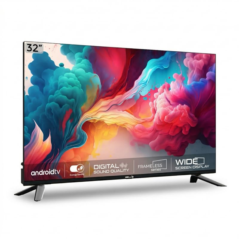 Image of IBELL 80cm (32 inches) Smart LED TV - HD Ready, Android 9.0, Smart Features, Crisp Display, Sleek Design (Black)