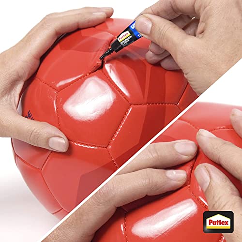 Pattex Sekundenkleber Ultra Gel Mini Trio, 6x 1 g Tube extra starker & flexibler Superkleber, Sekundenkleber Gel für z. B. Gummi, Leder, Holz