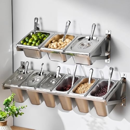 Organizador de condimentos de 3 niveles para encimera de cocina, dispensador de especias y salsa que ahorra espacio, ideal para aderezos de pizza, aderezos de ensalada y frutas
