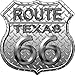 Smart Blonde Route 66 Diamond Texas Metal Novelty Highway Shield HS-476