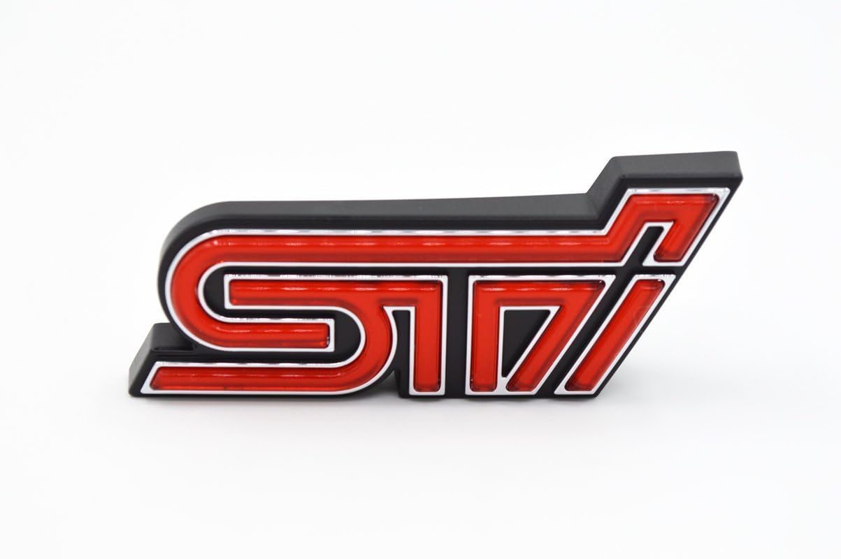 Amazon | 【スバル純正】STI【チェリーレッド フロントオーナメント