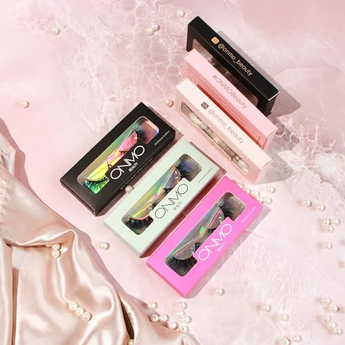 Image of Beauty False Eyelash For Women-Natural & Lightweight Faux Mink Fake Eyelashes /Long Lasting 5D Eyelashes /Soft Black Reusable Cat Eye Lashes-Shades-Roseate,Peaches,Rani,Ocean,Chic,Amore