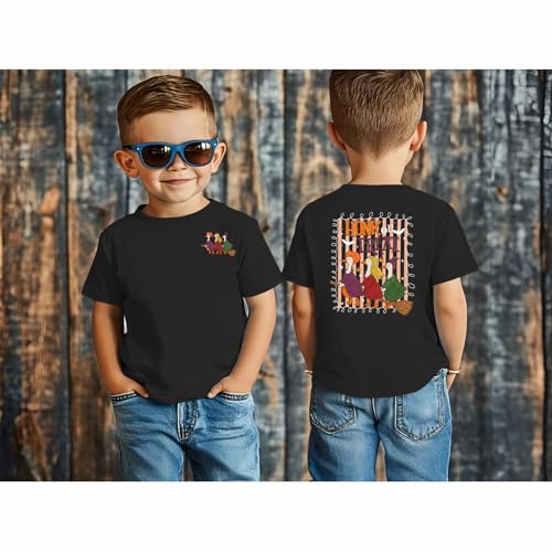 Toddler Halloween Shirt Boy Girl Honk or Treat T-Shirt Silly Goose Witch Graphic Tee Funny Print Spooky Season Tops3