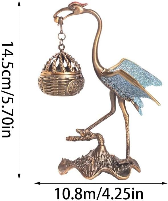 Incense Burner Zen Incense Holder Chinese Style Hanging Furnace Indoor Incense Burner Chinese Style Incense Decoration Incense Stick Holder