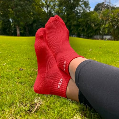 Image of HEELIUM Bamboo Socks for Women | Quarter Length | 3X Softer than Cotton Socks | Odour-Free & Breathable | Superior Comfort & Cushioned Base