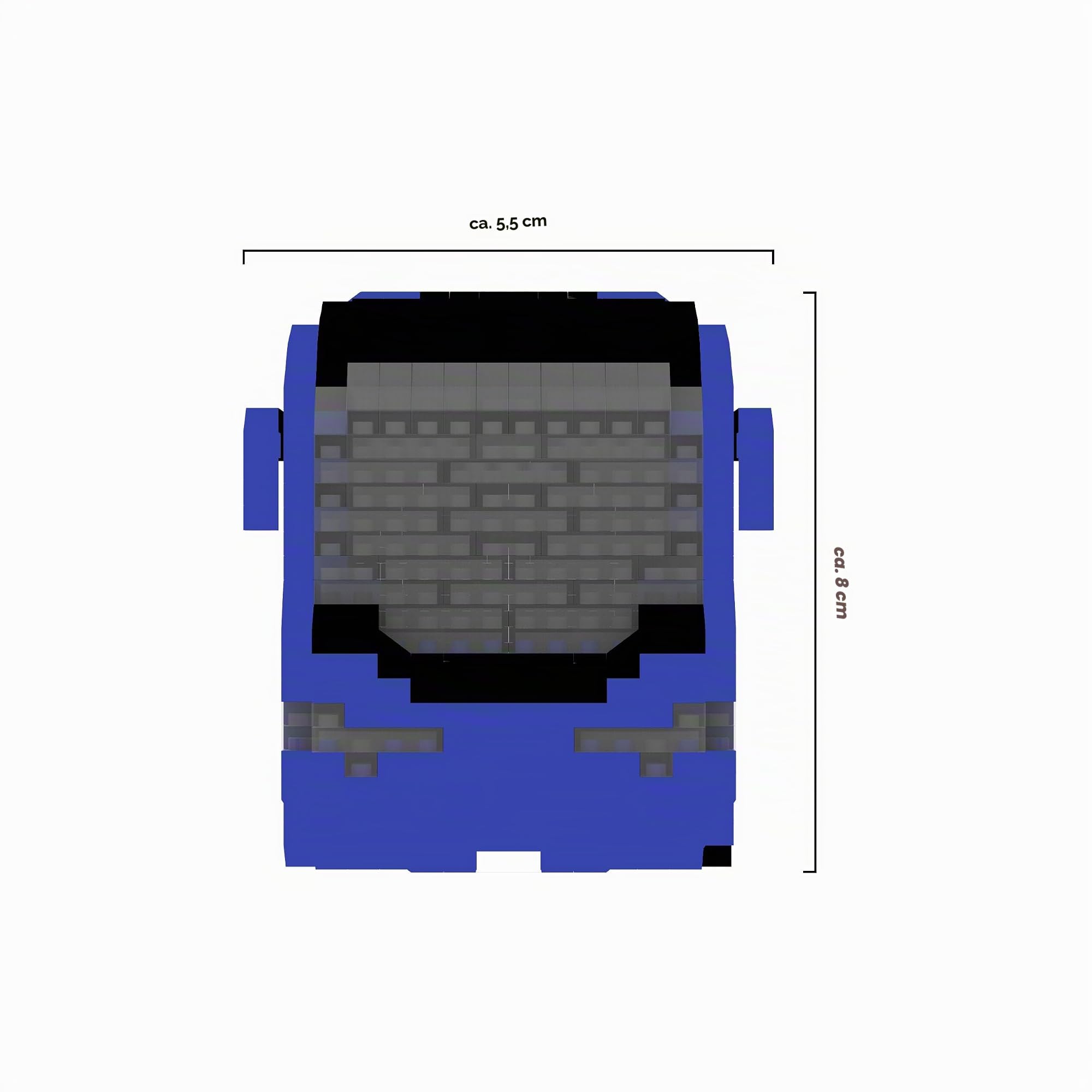 FOCO Offizielles Lizenzprodukt Everton FC BRXLZ-Steine 3D-Fußball-Reisebus BAU-Set