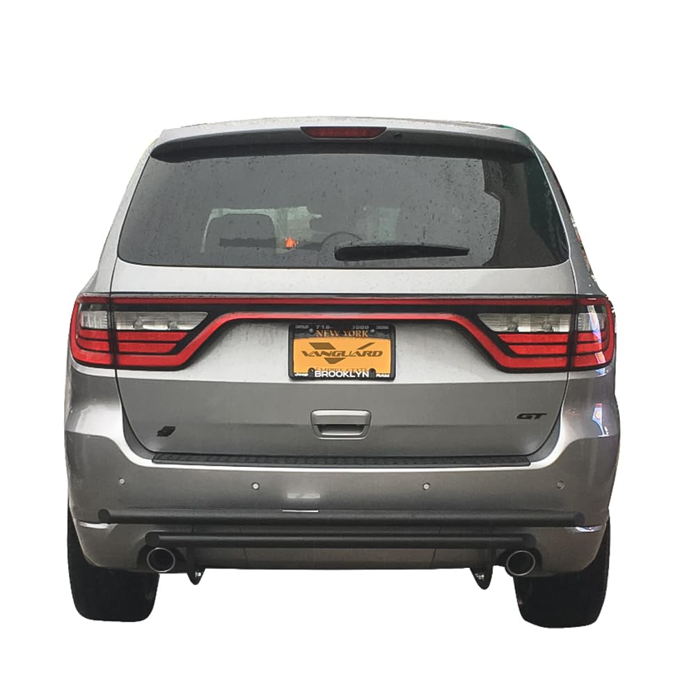 VANGUARD VGRBG-1761BK Black Powdercoat Double Layer Rear Bumper Guard | Compatible with 11-22 Dodge Durango