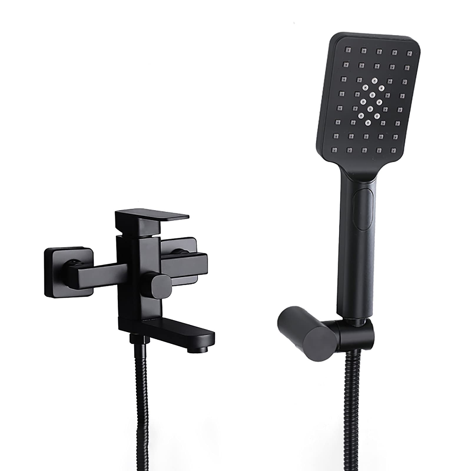 Rubinetto vano da Bagno in Ottone Pieghevole rotabile vano da Bagno con Tocco di spruzzatore Portatile Montaggio a Parete da Bagno Tocco da Bagno TACCHER TACCHING Tame Mixer TACCHINE con Il Tubo di