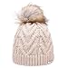 Produktbild GIESSWEIN Beanie Silleck - Merino Damen Wintermütze mit Bommel, Mütze Winter mit abnehmbarem Kunstfell Bommel, Strickmützen mit Fleecefutter Frauen