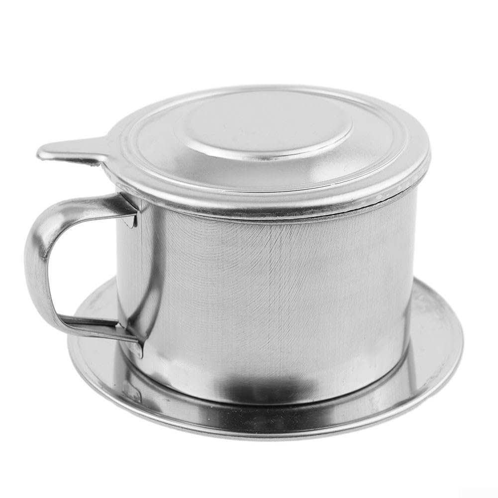 Authentic Stainless Steel Vietnam Vietnamese Coffee Pot Drip Filter Maker 50100ml Rich Taste (100mL(Max.))