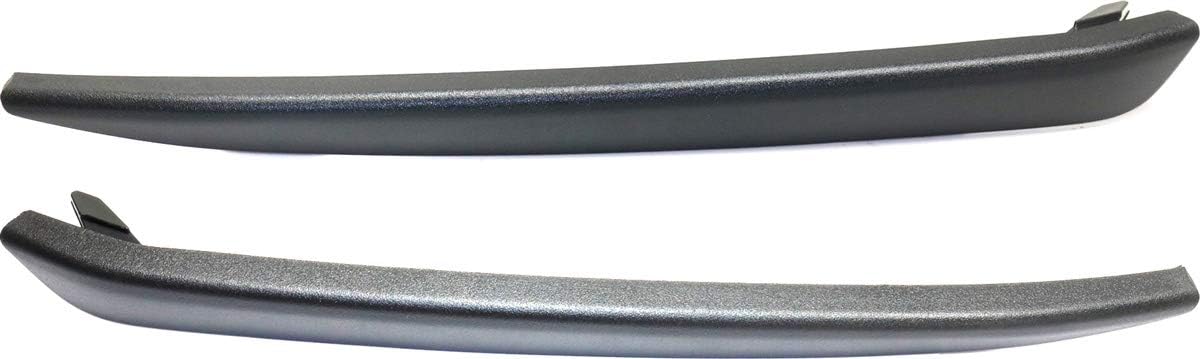 Evan Fischer Bumper Trim Set Compatible With 2015-2020 Chevrolet Tahoe, 2015-2020 Suburban Front, Outer Trim, Driver and Passenger Side GM1047105, GM1046105