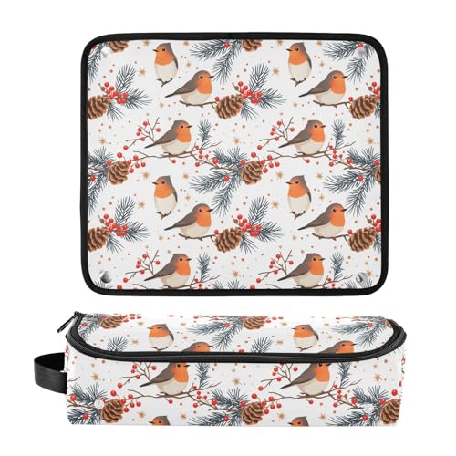 Bolsa organizadora de viaje para herramientas de cabello Obin Birds con protección contra calor miniatura 3