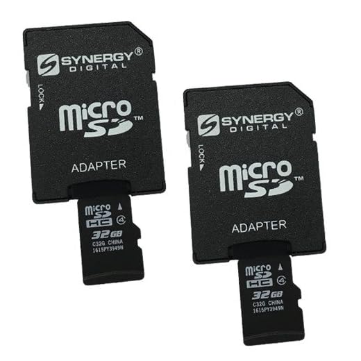 Vtech Kidizoom Action Cam Digital Camera Memory Card 2 x 32GB microSDHC Memory Card with SD Adapter (2 Pack)