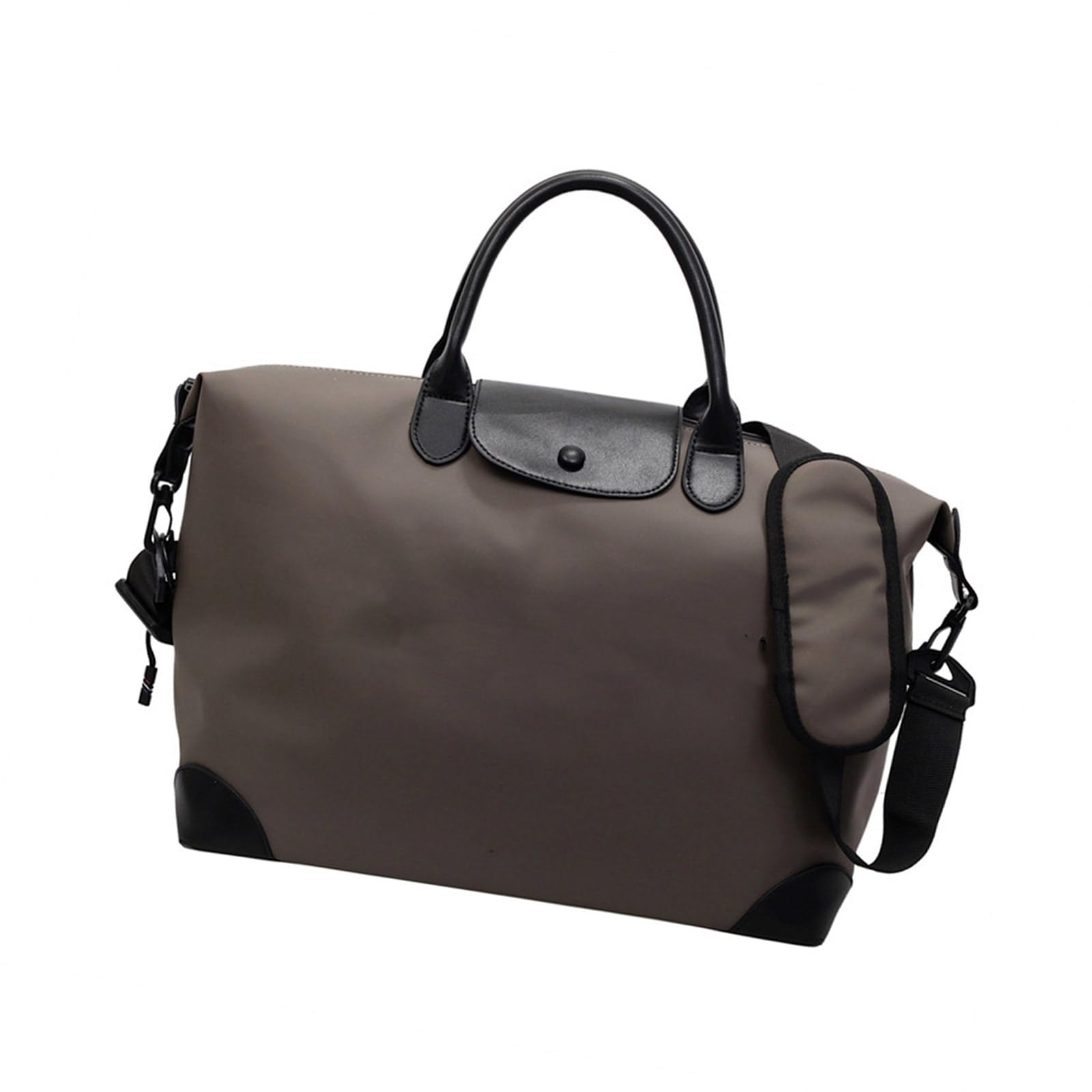 Borsa da palestra da viaggio di grande capacità, in pratico tessuto Oxford con scomparti multipli, fodera impermeabile per gli appassionati di fitness, cachi