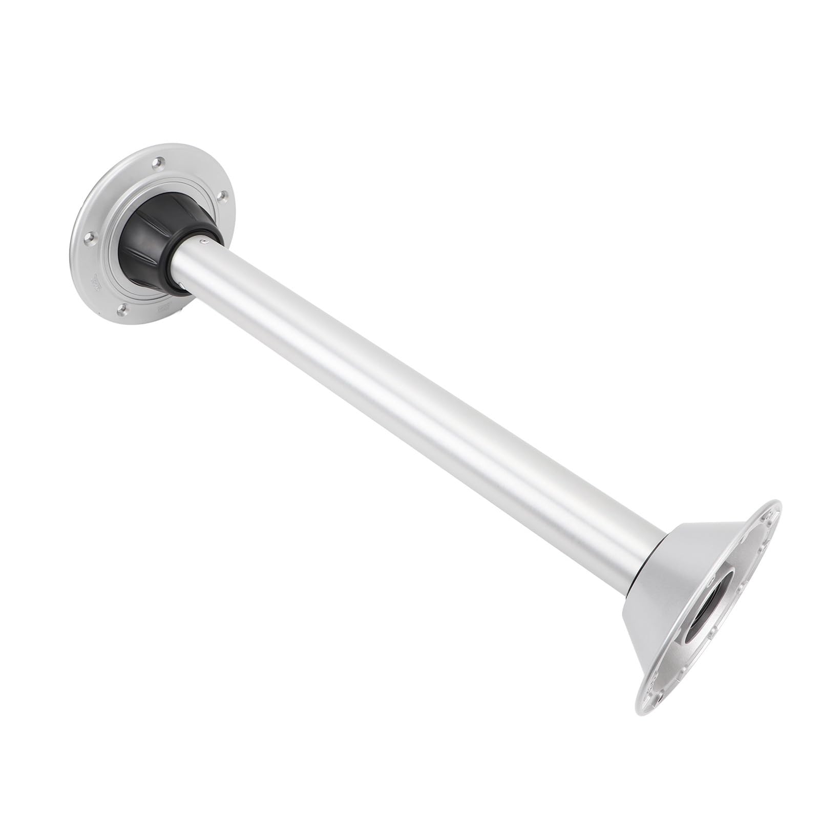 KIMISS Zestaw nóg stołu do kampera, wysokość 580 mm, montaż powierzchniowy ze stopu aluminium, zdejmowany z podstawą podłogową, do kampera, łodzi, jachtu, przyczepy kempingowej