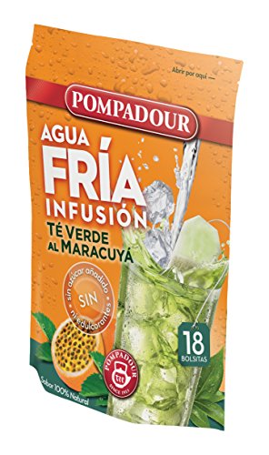 Pompadour Té Verde Maracuyá Frío - 18 Bolsitas