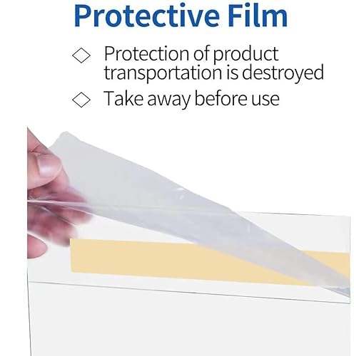 Ludery Acrylic Sign Holder 8.5 X 11 Wall Mount, Clear 8.5 X 11 Acrylic Sign Holder With Double Sided Tape Adhesive For Home, Office, Store, Restaurant (3 Pack) #TOP2