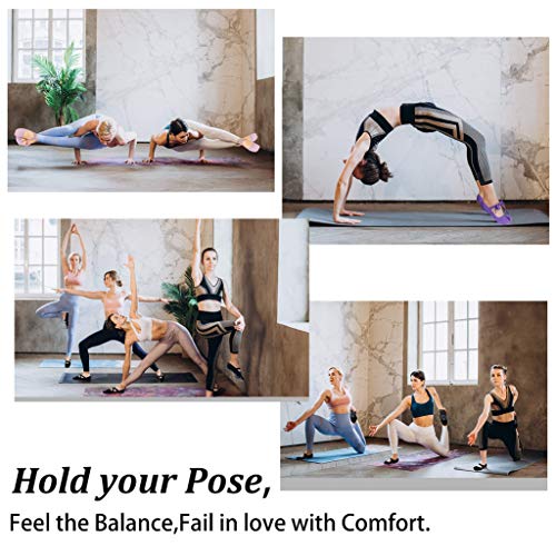 Pilates Socks, Ristake Womens Studio Yoga Socks, Rubber Bottom Sticky Non-Skid Pure Barre Ballet Socks, Maternity Labor Slipper Grippy Socks, 3 Pairs #TOP7