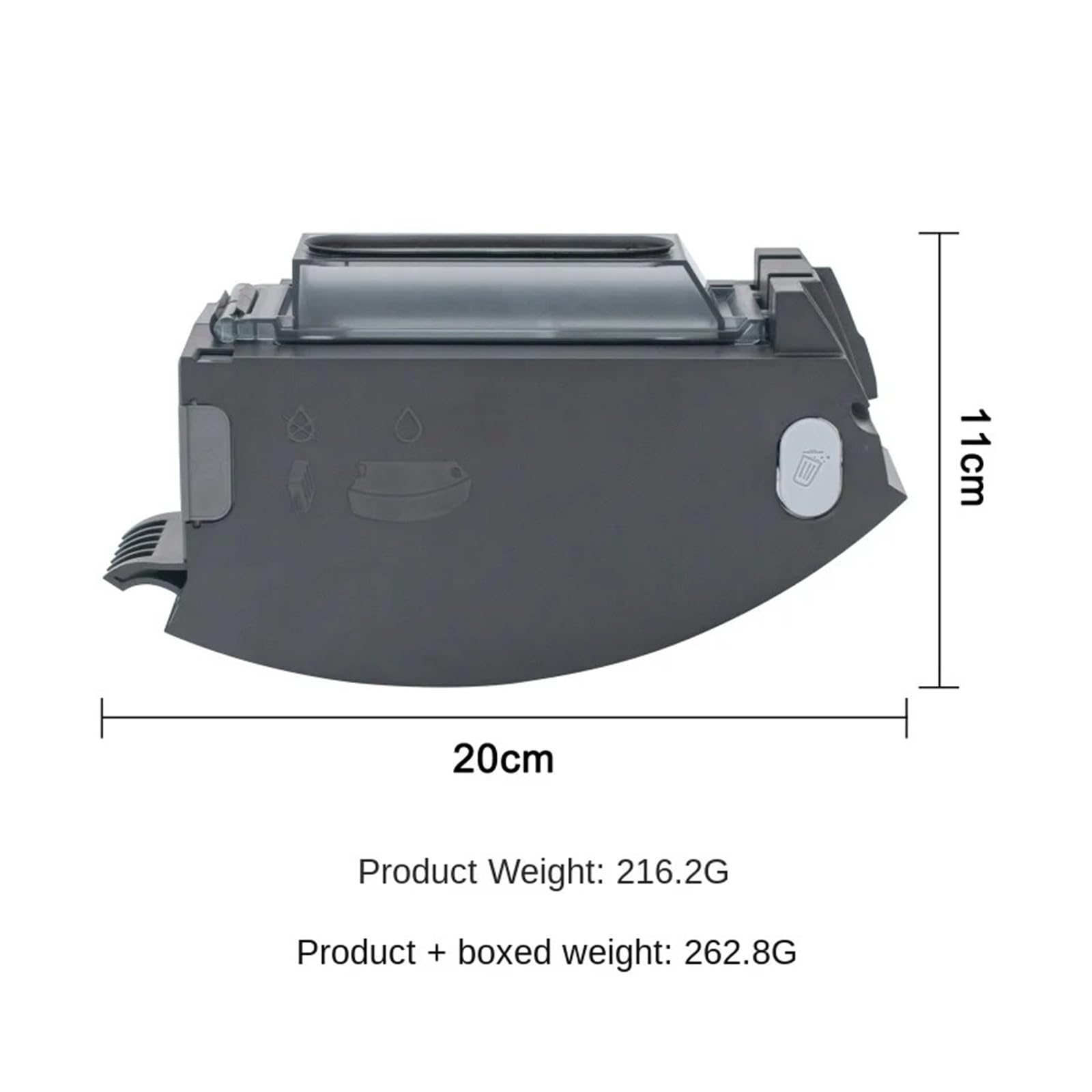 Pattumiera, Compatibile Con Roomba, Accessori for Robot Spazzatori I7 I7 + E5 E6 I3 I5 Filtro Scatola Di Raccolta Polvere Scatola Di Immondizia