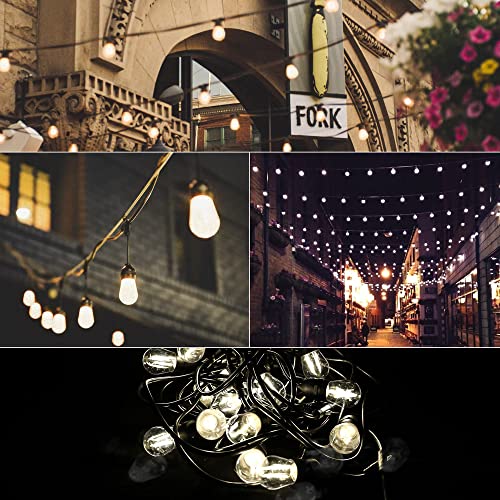Imagic Outdoor String Lights, Warm White Patio Lights Smart String Lights, Compatible With Alexa/Google Assistant, App Control, 2.4 Ghz Only, Ip65 Waterproof, Meet To U.s. Standards #TOP7