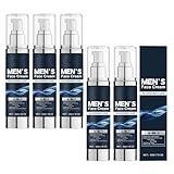 6-in-1-Gesichtscreme Für Männer, Feuchtigkeitscreme Mit Hyaluronsäure, Anti-Aging-Gesichtscremes Für Männer, Multi-Action-Aftershave-Lotion, Straffung Und Straffung, Tränensäcke, 50g (5pcs)