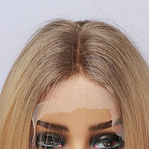 Perruques de remplacement de cheveux blonds longs 24 pouces lace - 5