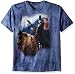 The Mountain Men's the Lincoln the Emancipator Adult T-Shirt, Navy Blue, X-Large