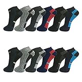 Pesail 10 Paar Herren Sneaker Socken Größe 39-46 zur Auswahl (43-46)