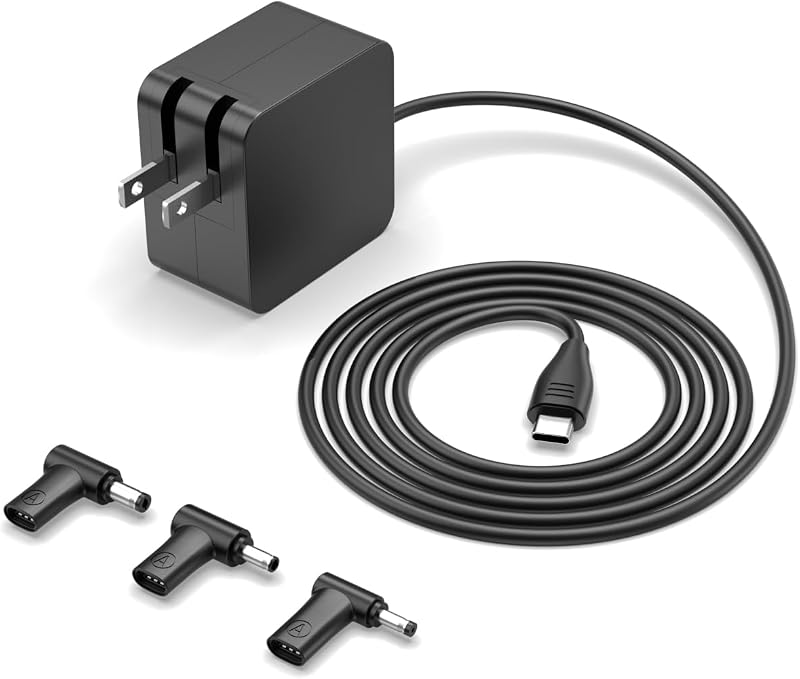 Cargador de 65 W y 45 W apto para Asus Vivobook, Zenbook 14, Chromebook Flip | Certificado por UL Safety - Conector 4.0*1.35/5.5*2.5/4.5*3.0/USB-C apto para Vivobook 15 17 14 16 S15 S14, ExpertBook B5